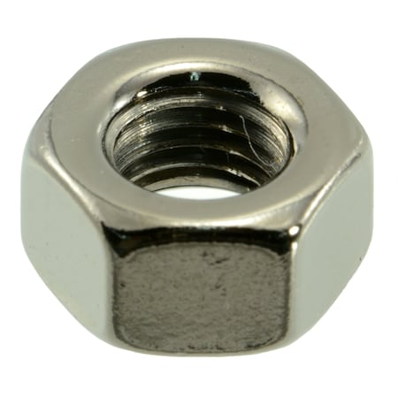 Midwest Fastener Hex Nut, 5/16"-24, Steel, Grade 5, Black Chrome, 8 PK 34113